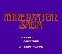 Minelvaton Saga : Ragon no Fukkatsu — Title screen